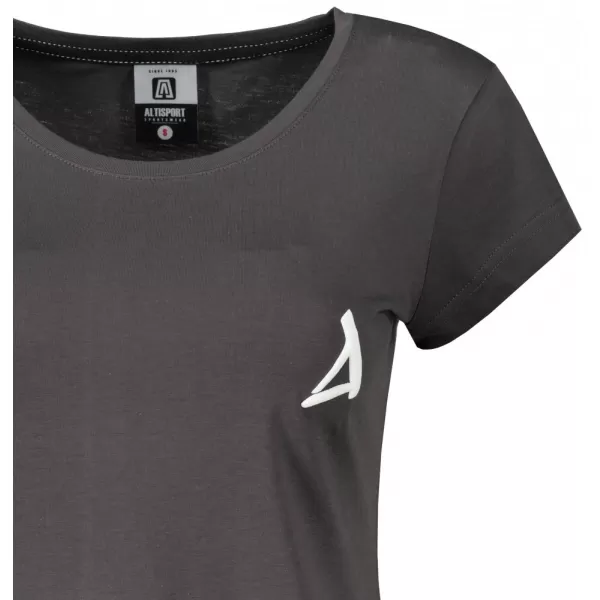  Dámské premium triko ALTISPORT ALW145154 LIGHT ANTHRACITE 