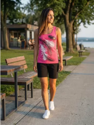Dámské tílko ALTISPORT CARRYOVER ALW112136 PURPUROVÁ