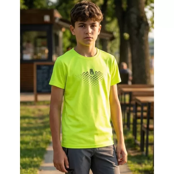  Chlapecké funkční triko ALTISPORT ALK148147 LIMETKOVÁ 