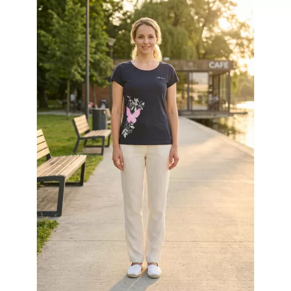  Dámské triko ALTISPORT CARRYOVER ALW137122 NÁMOŘNÍ MODRÁ 