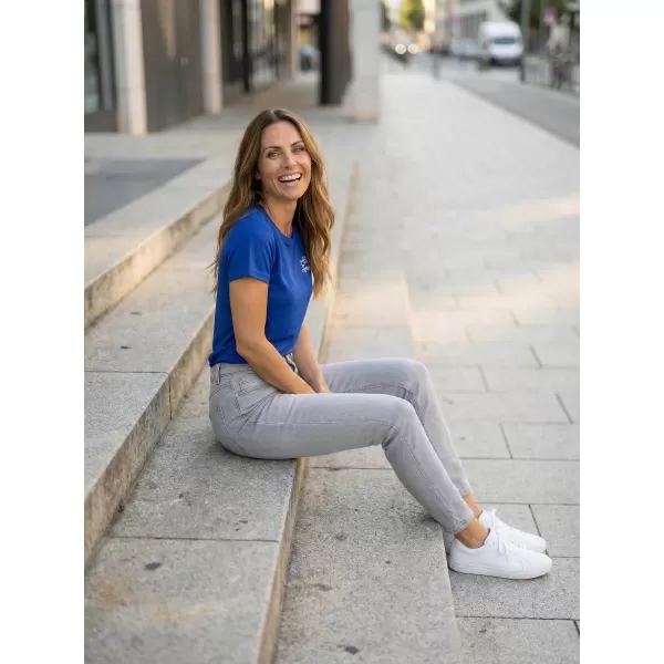  Dámské funkční triko ALTISPORT ALW056140 KRÁLOVSKÁ MODRÁ 