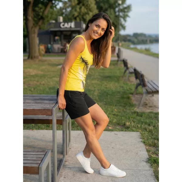  Dámské tílko ALTISPORT CARRYOVER ALW112136 CITRÓNOVÁ 