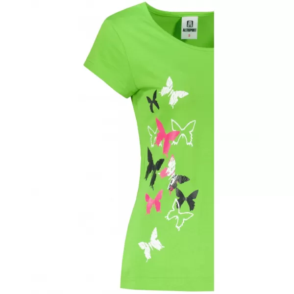  Dámské triko ALTISPORT CARRYOVER ALW134122 APPLE GREEN 