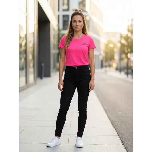  Dámské funkční triko ALTISPORT ALW056140 NEON PINK 