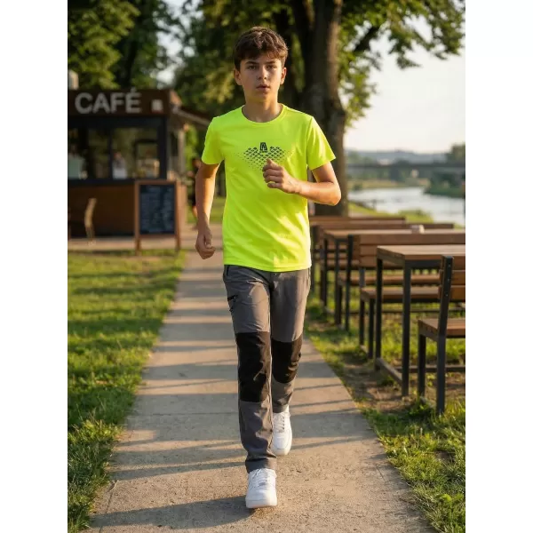  Chlapecké funkční triko ALTISPORT ALK148147 LIMETKOVÁ 