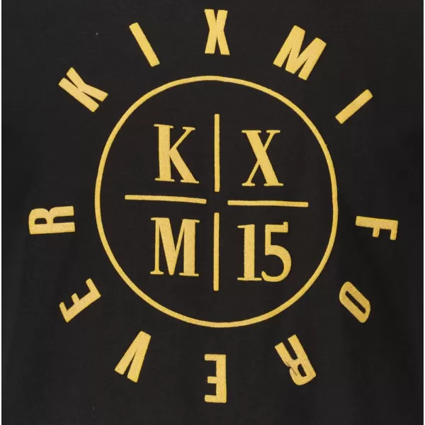  Pánské triko KIXMI KIXM004129 ČERNOZLATÁ 