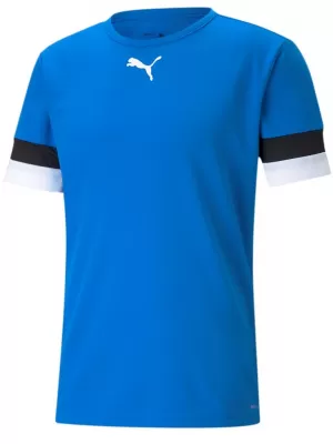 Pánské funkční triko PUMA TEAMRISE JERSEY 704932-02 ELECTRIC BLUE LEMONADE/PUMA BLACK/PUMA WHITE