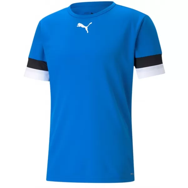  Pánské funkční triko PUMA TEAMRISE JERSEY 704932-02 ELECTRIC BLUE LEMONADE/PUMA BLACK/PUMA WHITE 