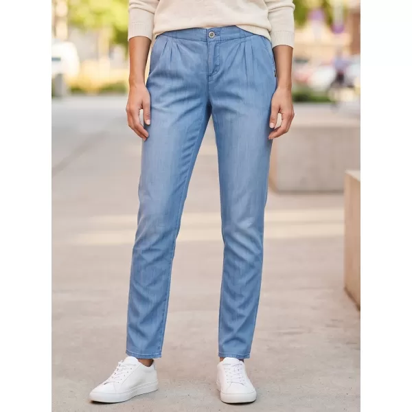  Dámské kalhoty SAM 73 MELINDA WK 776 SVĚTLÁ DENIM 