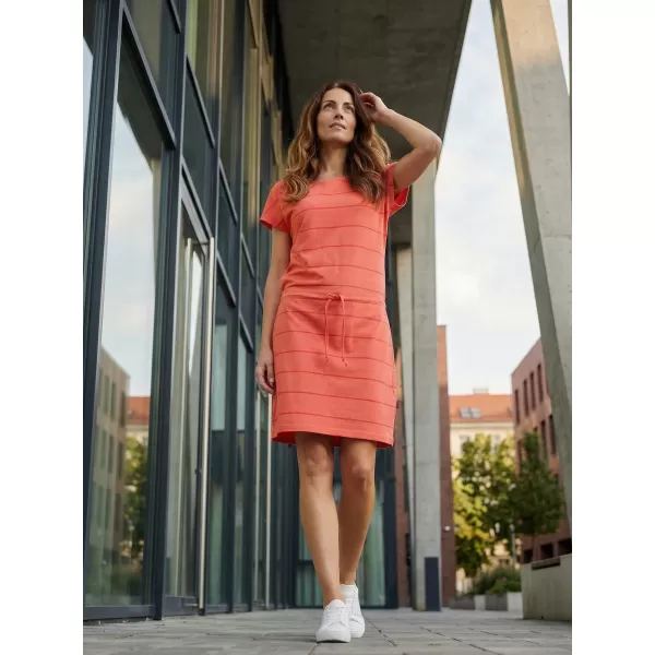  Dámské šaty SAM 73 FRANCINE WZ 800 SVĚTLE ORANŽOVÁ 