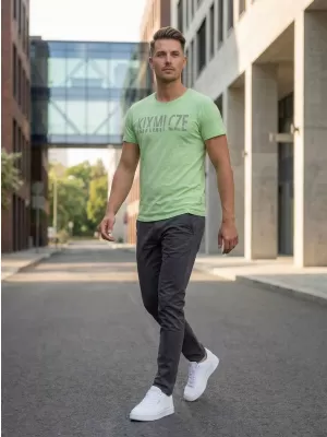 Pánské triko KIXMI NARSEY ZELENÁ