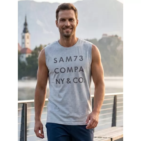  Pánské tílko SAM 73 EDGAR MT 787 SVĚTLE ŠEDÁ 