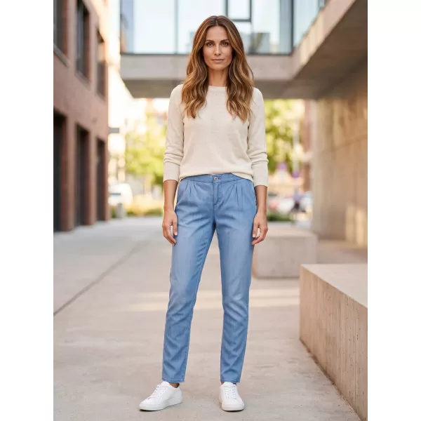  Dámské kalhoty SAM 73 MELINDA WK 776 SVĚTLÁ DENIM 