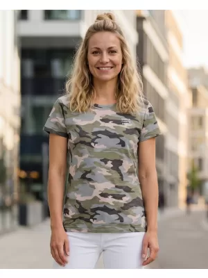 Dámské triko s krátkým rukávem SAM 73 NORA WT 849 SVĚTLE ŠEDÁ