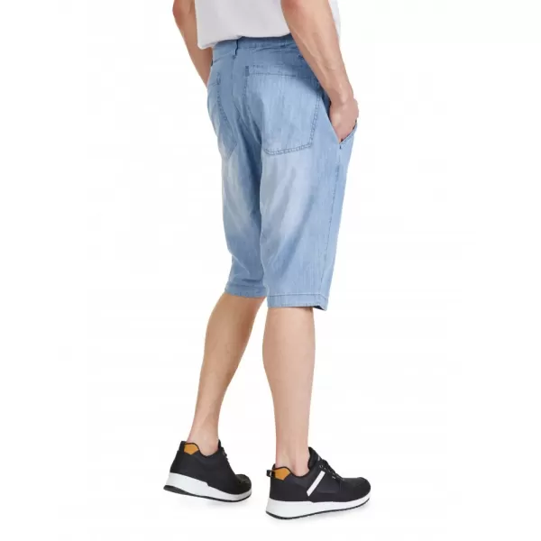  Pánské kraťasy SAM 73 KIERAN MS 754 SVĚTLÁ DENIM 