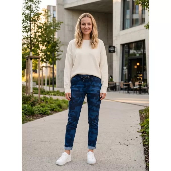  Dámské kalhoty SAM 73 IVY WK 778 TMAVĚ MODRÁ 