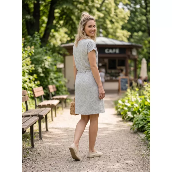  Dámské šaty SAM 73 ODETTE WZ 812 SVĚTLE ŠEDÁ 