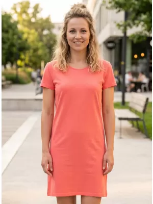 Dámské šaty SAM 73 KIRSTEN WZ 801 SVĚTLE ORANŽOVÁ