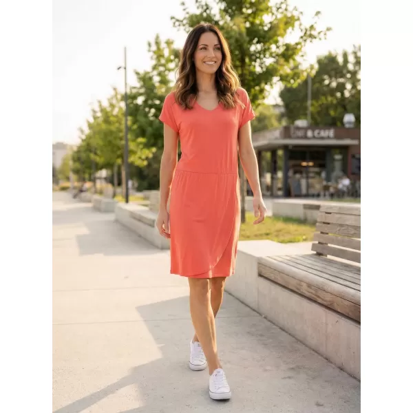  Dámské šaty SAM 73 ARIANNA WZ 808 SVĚTLE ORANŽOVÁ 