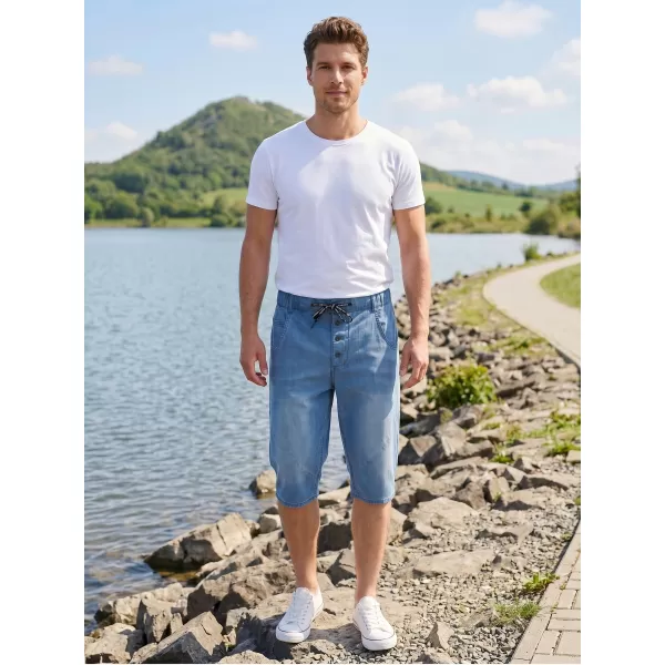  Pánské kraťasy SAM 73 KASH MS 751 SVĚTLÁ DENIM 