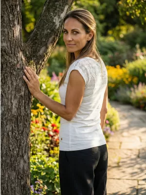 Dámské triko KIXMI NONIE BÍLÁ
