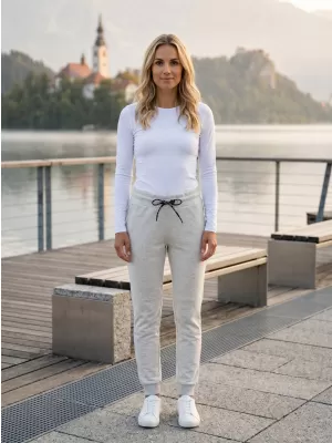 Dámské kalhoty SAM 73 ANGELICA WK 777 SVĚTLE ŠEDÁ