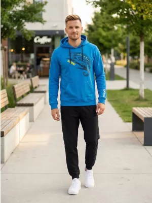 Pánská mikina ALTISPORT ALM017AL304 MODRÁ