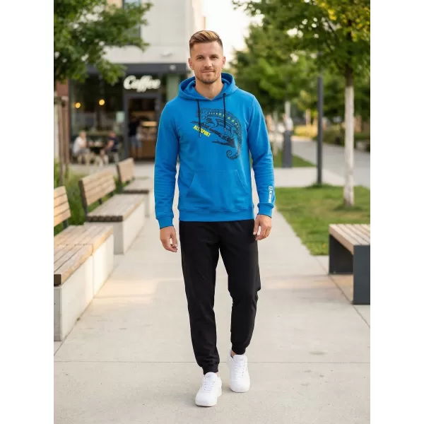  Pánská mikina ALTISPORT ALM017AL304 MODRÁ 