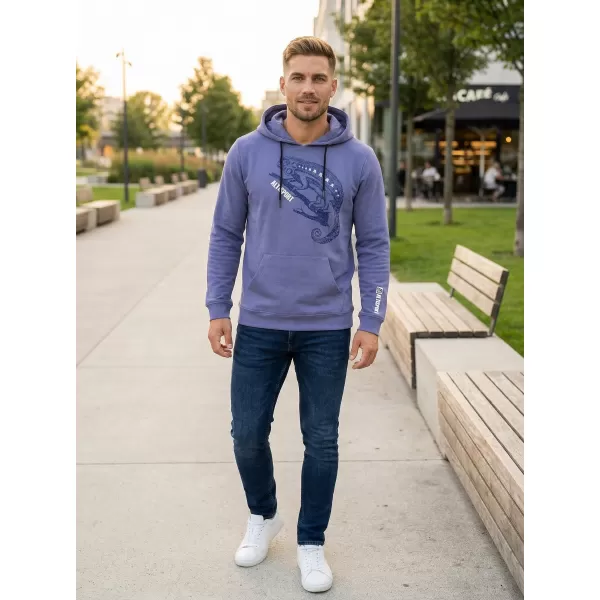  Pánská mikina ALTISPORT ALM017AL304 DENIM 