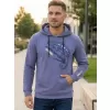 Pánská mikina ALTISPORT ALM017AL304 DENIM