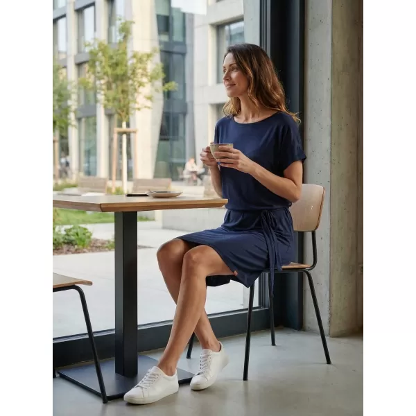  Dámské šaty SAM 73 ALINA WZ 807 TMAVĚ MODRÁ 