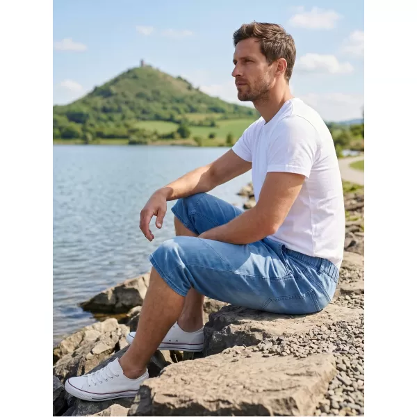  Pánské kraťasy SAM 73 KASH MS 751 SVĚTLÁ DENIM 