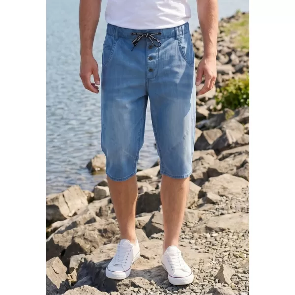  Pánské kraťasy SAM 73 KASH MS 751 SVĚTLÁ DENIM 