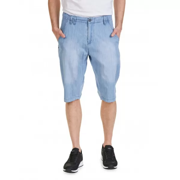  Pánské kraťasy SAM 73 KIERAN MS 754 SVĚTLÁ DENIM 