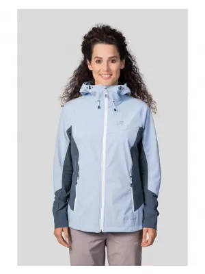 Dámská softshellová bunda HANNAH PULLA BLUE FOG/DARK SLATE