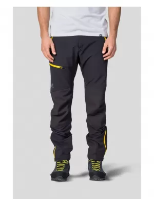 Pánské kalhoty HANNAH CLAIM II ANTHRACITE/YELLOW