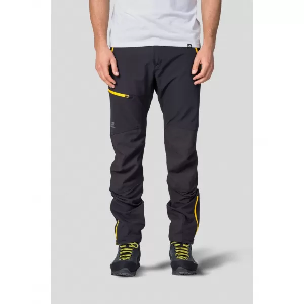  Pánské kalhoty HANNAH CLAIM II ANTHRACITE/YELLOW 