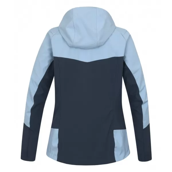  Dámská softshellová bunda HANNAH PULLA BLUE FOG/DARK SLATE 