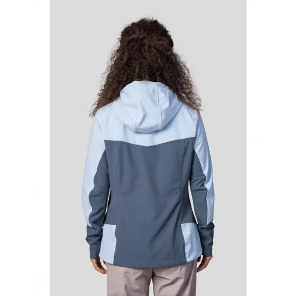  Dámská softshellová bunda HANNAH PULLA BLUE FOG/DARK SLATE 