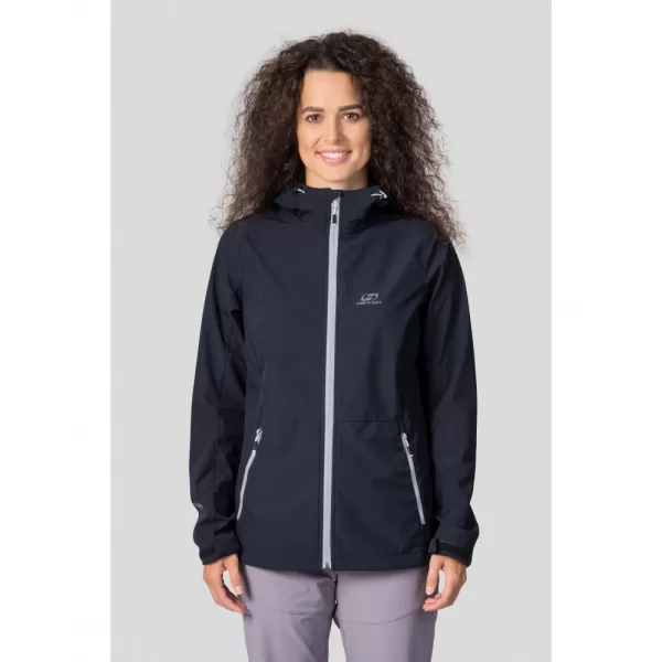  Dámská softshellová bunda HANNAH ZURY LITE ANTHRACITE/BLUE 