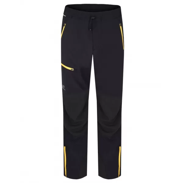  Pánské kalhoty HANNAH CLAIM II ANTHRACITE/YELLOW 