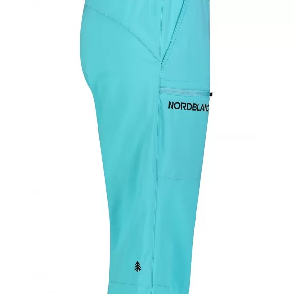  Dámské 3/4 kalhoty NORDBLANC ALLEVIATE NBSPL7631 SVĚTLE MODRÁ 
