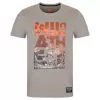 Pánské triko LOAP BOLT HNĚDÁ/ŠEDÁ
