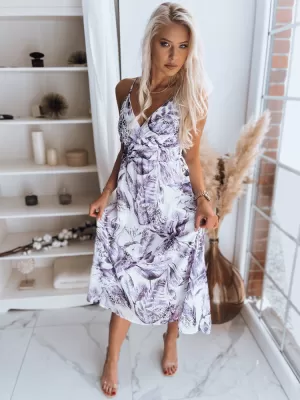Dámské šaty DSTREET CHANTELE BÍLOFIALOVÁ