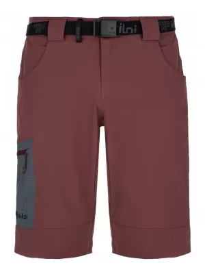 Pánské kraťasy KILPI NAVIA-M RM0208KI TMAVĚ ČERVENÁ