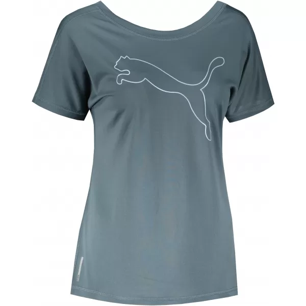  Dámské triko PUMA TRAIN FAVORITE JERSEY CAT TEE 520260-42 GRAY 