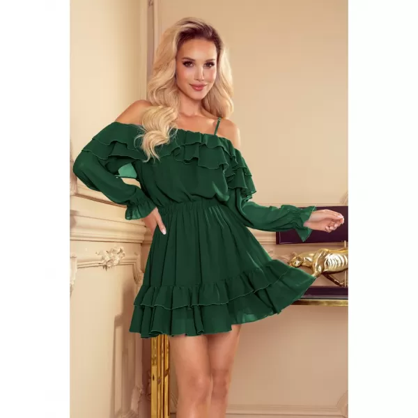  Dámské šaty NUMOCO 360-2 ZELENÁ 