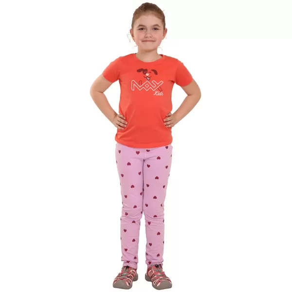  Dětské triko NAX LIEVRO KTSU387 ORANŽOVÁ 
