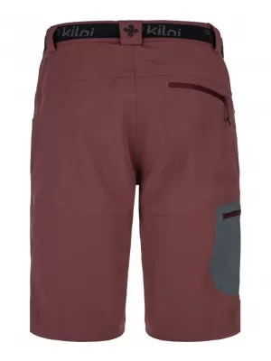 Pánské kraťasy KILPI NAVIA-M RM0208KI TMAVĚ ČERVENÁ