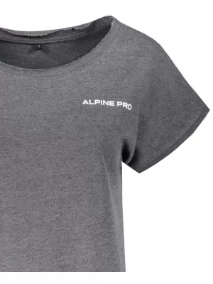 Dámské šaty ALPINE PRO HEMADA LSKX418 TMAVĚ ŠEDÁ